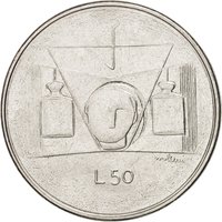50 Lire reverse