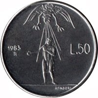 50 Lire reverse