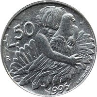 50 Lire reverse