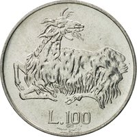 100 Lire reverse