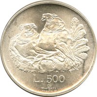 500 Lire reverse