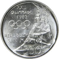 500 Lire obverse