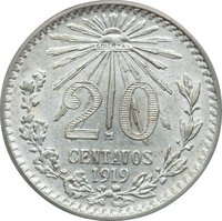 20 Centavos reverse