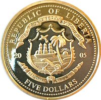 5 Dollars obverse