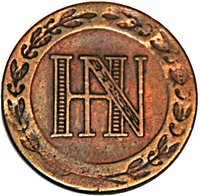 5 Centimes obverse