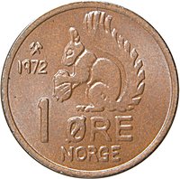 1 Øre reverse