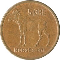 5 Øre reverse