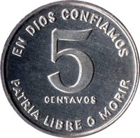 5 Centavos reverse