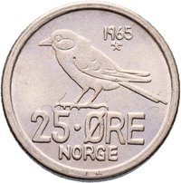 25 Øre reverse