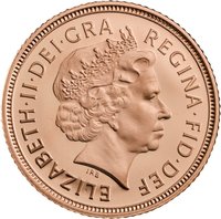 ½ Sovereign obverse