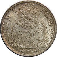 500 Réis reverse