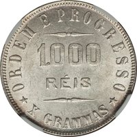 1000 Réis reverse
