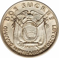 2 Sucres obverse