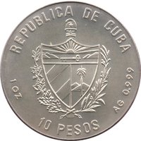 10 Pesos obverse