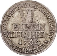 ⅙ Thaler reverse