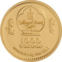 1000 Tögrög obverse