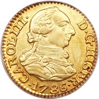 ½ Escudo obverse