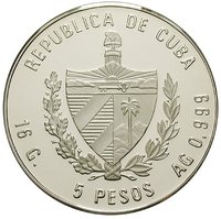5 Pesos obverse