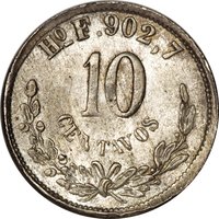 10 Centavos reverse