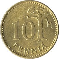 10 Pennia reverse
