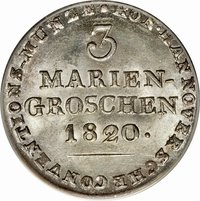 3 Mariengroschen reverse