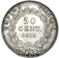 50 Centimes reverse