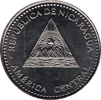 5 Córdobas obverse