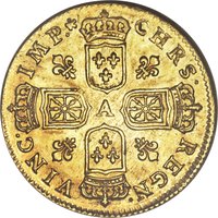 1 Gold Louis reverse