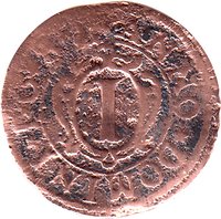 1 Pfennig reverse