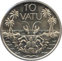 10 Vatu reverse