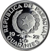 150 Guaraníes obverse
