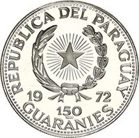 150 Guaraníes obverse