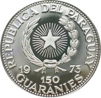 150 Guaraníes obverse