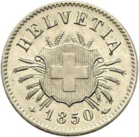 5 Rappen obverse