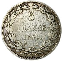 5 Francs reverse