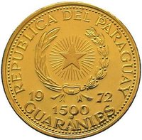 1500 Guaraníes obverse