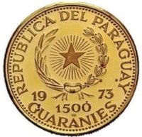 1500 Guaraníes obverse