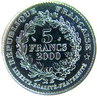 5 Francs obverse