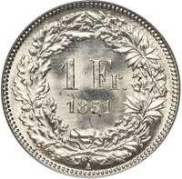 1 Franc reverse