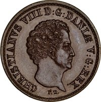 ½ Rigsbankskilling obverse