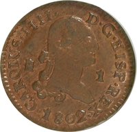 1 Maravedi obverse