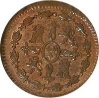 1 Maravedi reverse