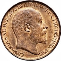½ Penny obverse