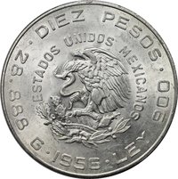 10 Pesos obverse