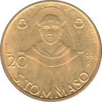 20 Lire reverse