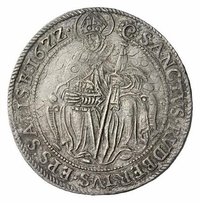 ¼ Thaler - ¼ Guldiner reverse