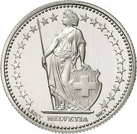 ½ Franc obverse