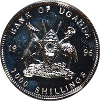 1000 Shillings obverse