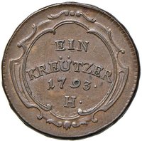 1 Kreuzer reverse