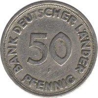 50 Pfennigs obverse